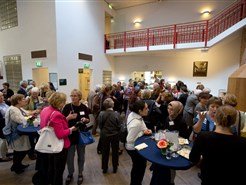 De dag werd afgesloten met een borrel en receptie